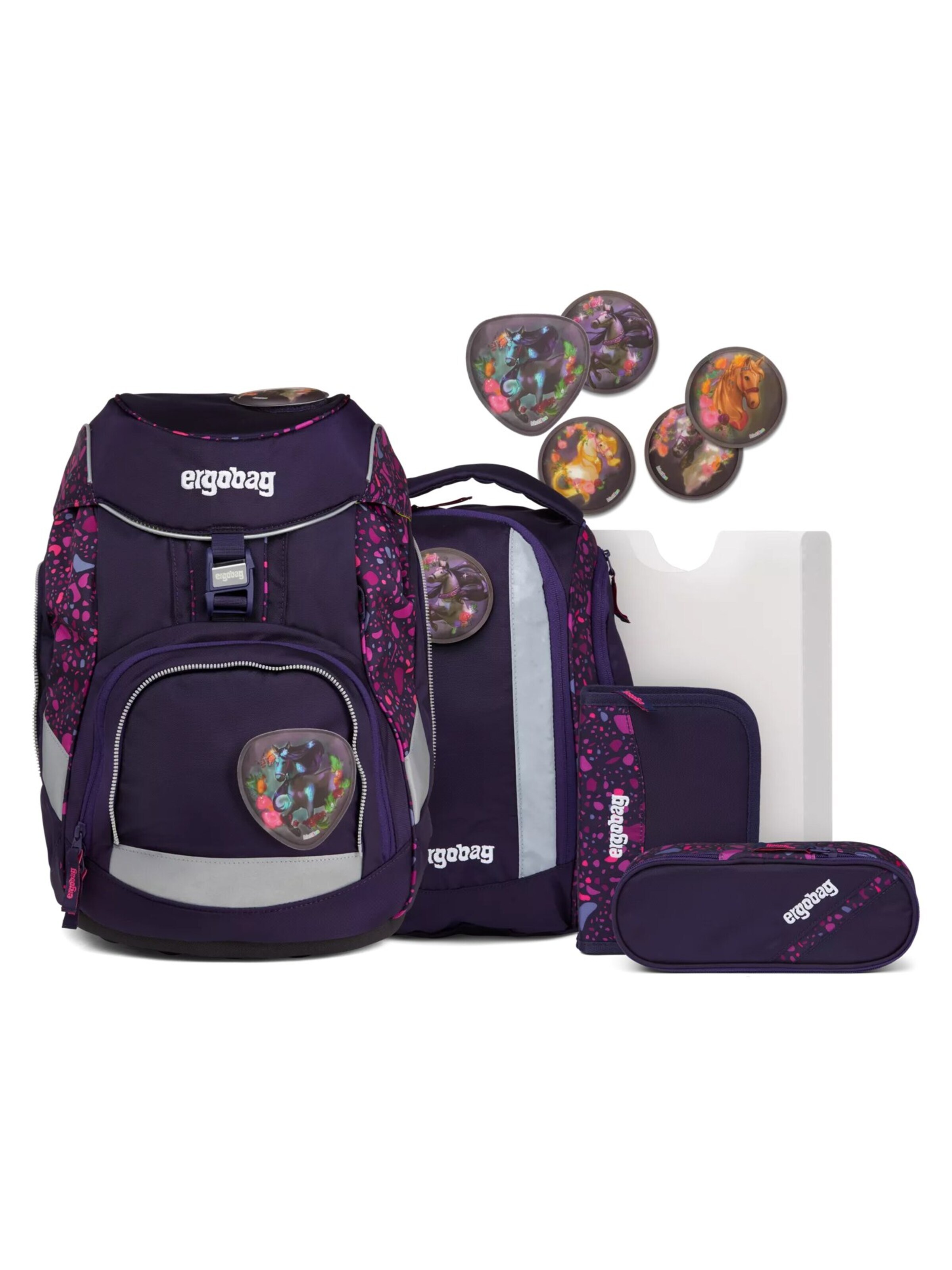 ergobag Rucksack 'Pack Set'‌‌‌‌‌‌ in Blau: Vorderseite