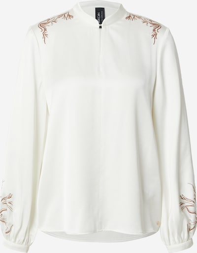 Marc Cain Bluza u smeđa / prljavo bijela, Pregled proizvoda