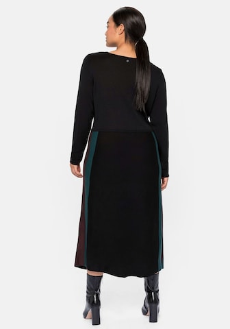 SHEEGO Knitted dress in Black