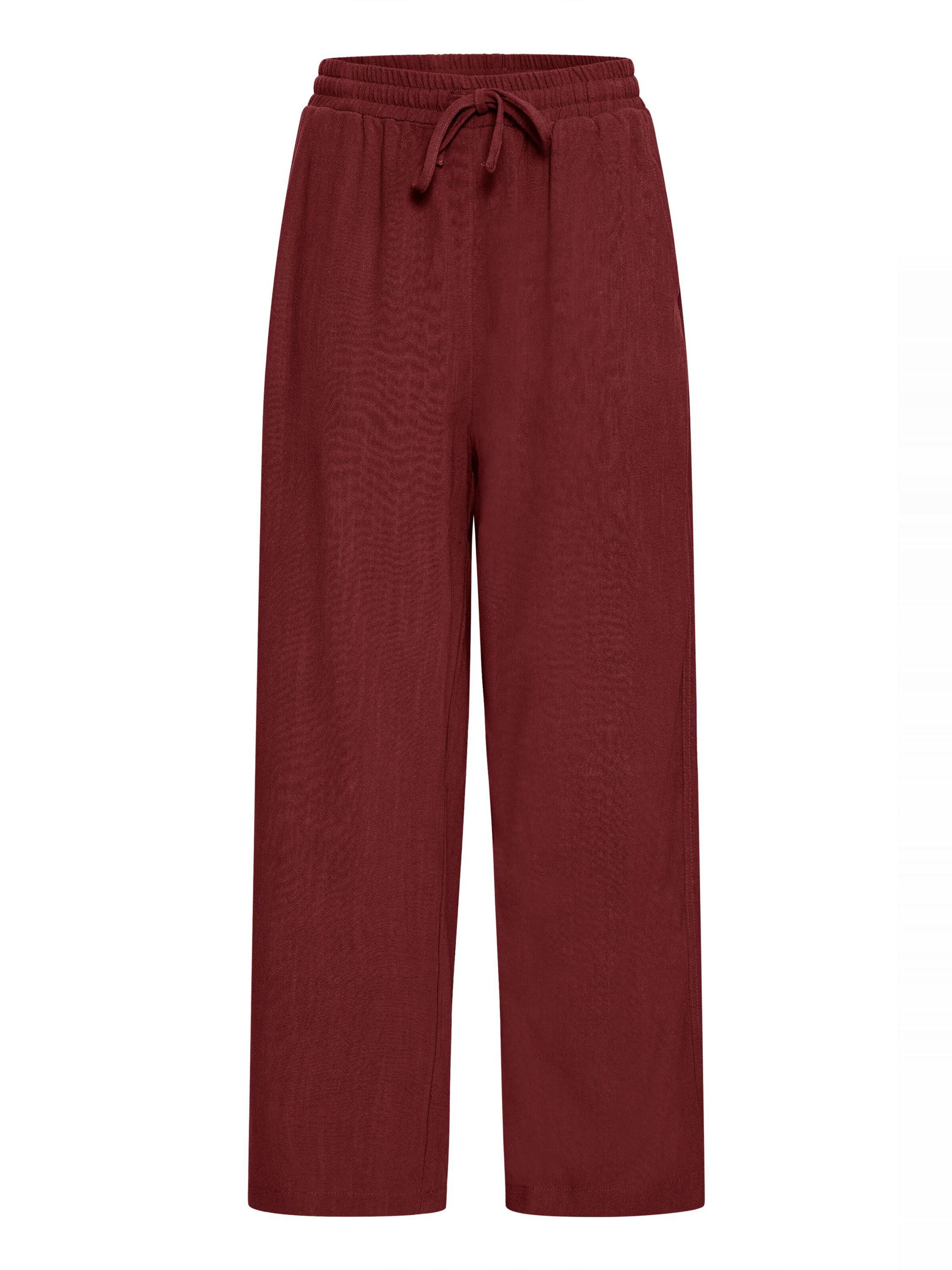 Pantalon 'Filinen' b.young en rouge : devant