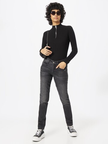 Gang Slimfit Jeans 'Amelie' in Schwarz