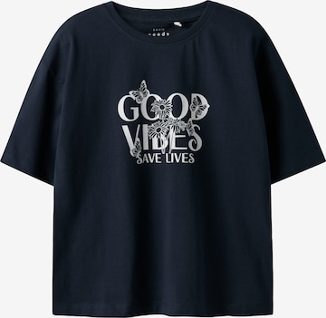 NAME IT Shirt 'NKFVEEN' in Blauw: voorkant