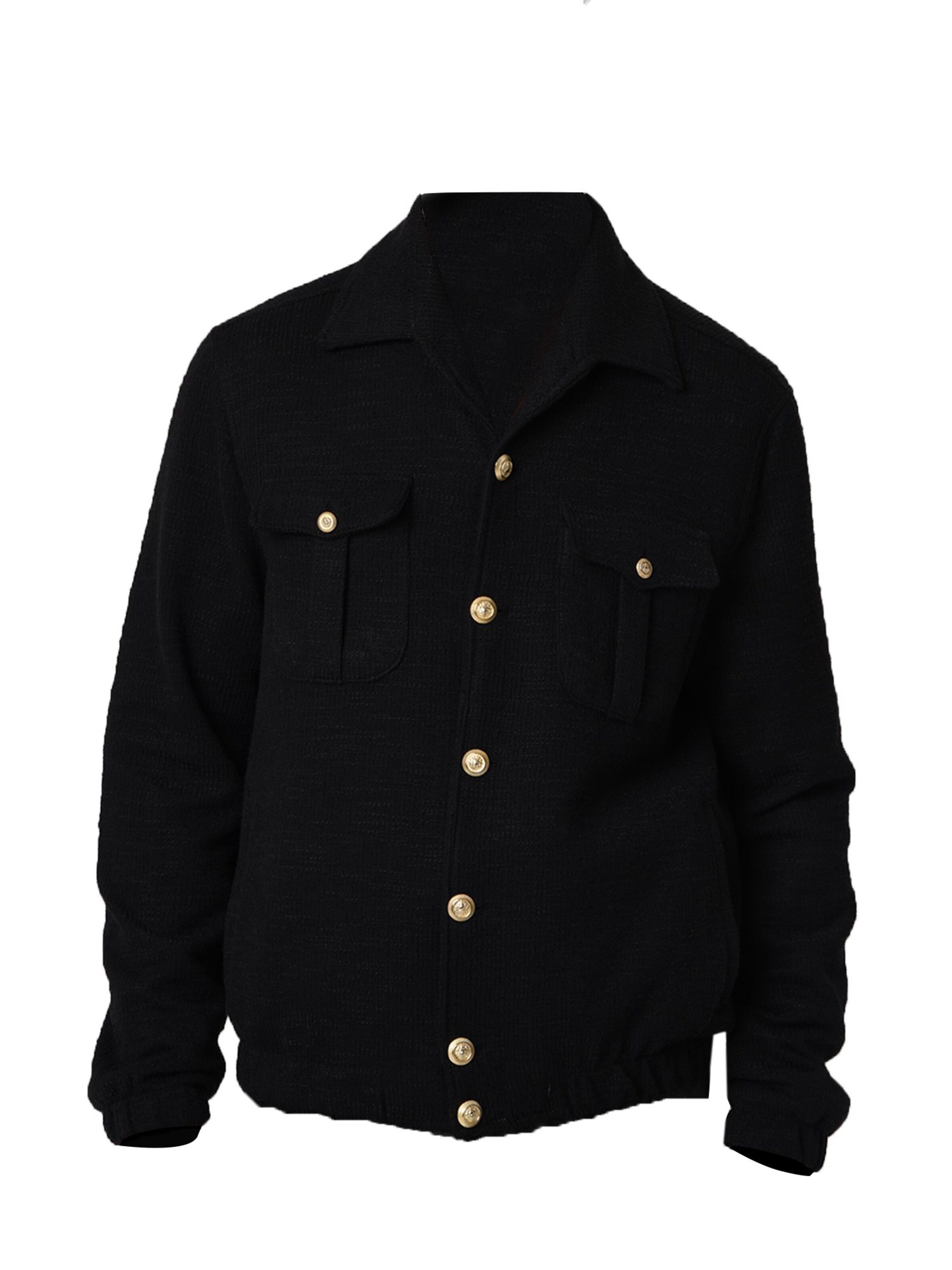 Antioch Jacke in Schwarz: Vorderseite