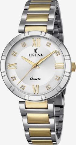Montre à affichage analogique 'MADEMOISELLE' FESTINA en or : devant
