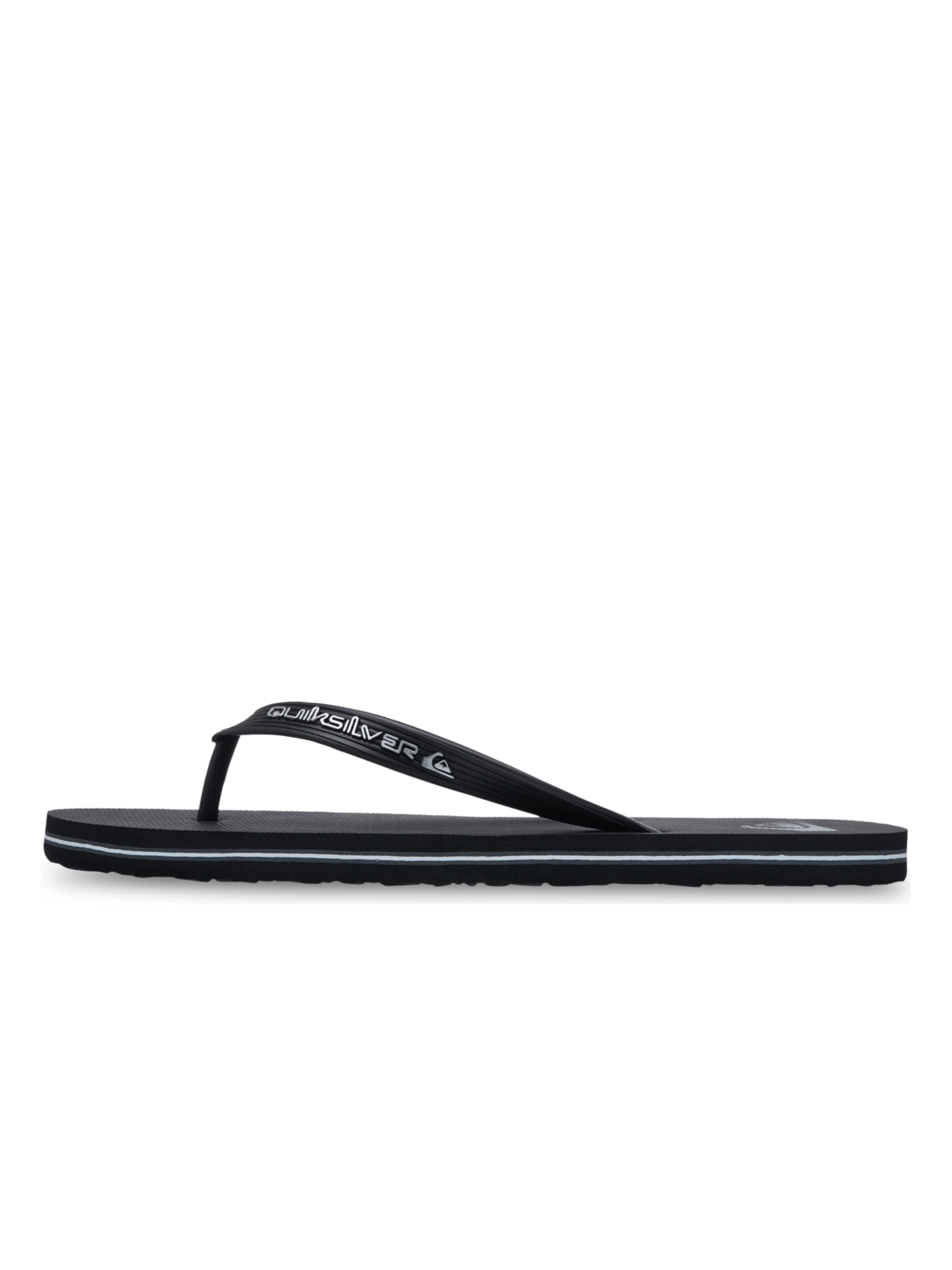 QUIKSILVER T-Bar Sandals 'Molokai' in Black: front
