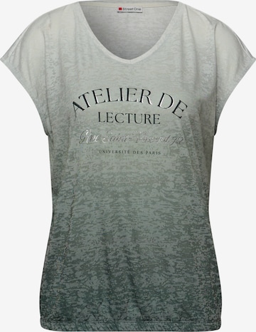 STREET ONE Shirt in Green: front
