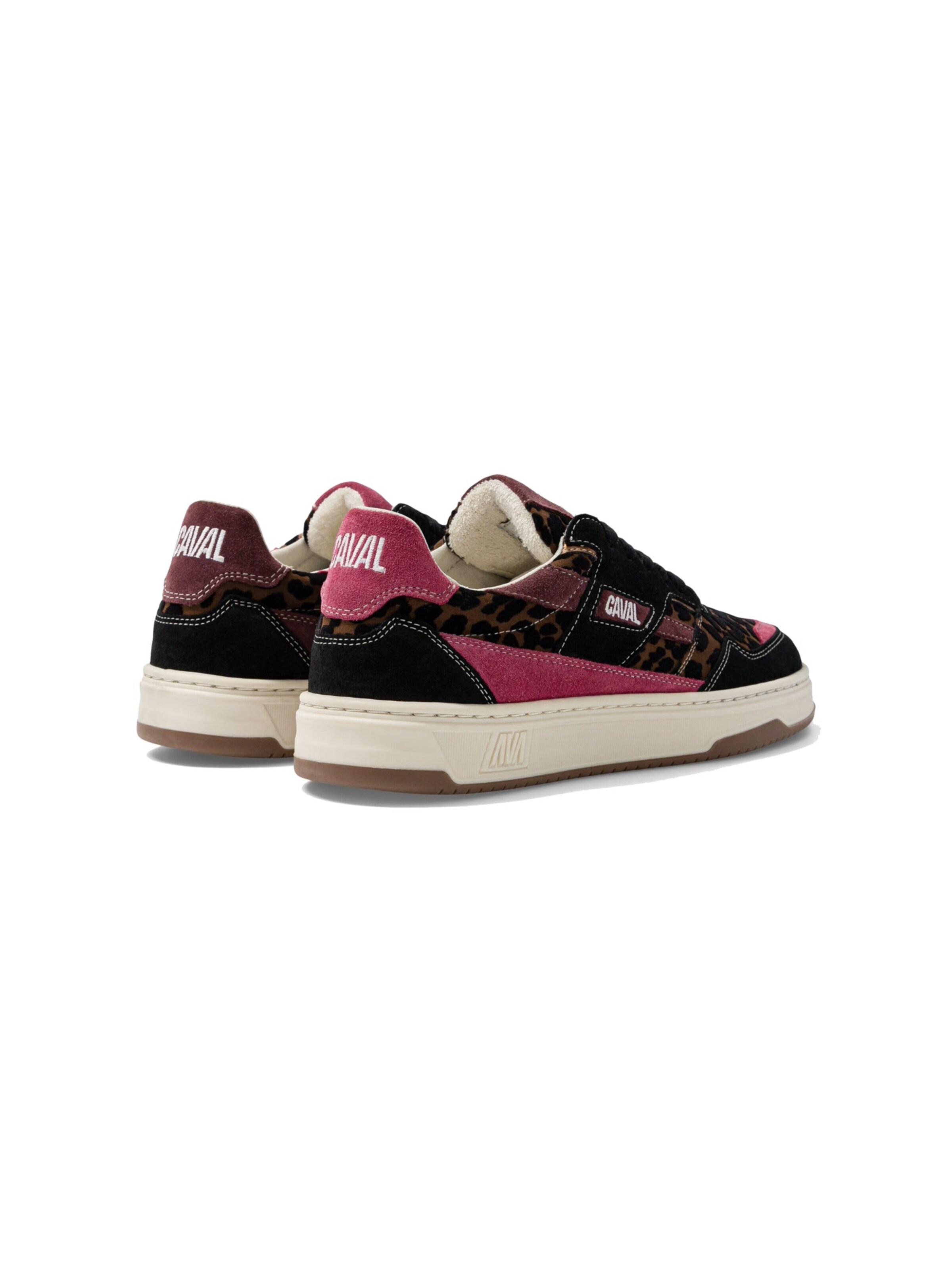 Caval Trampki slip on ' PLAYGROUND ' w kolorze czarny: tył