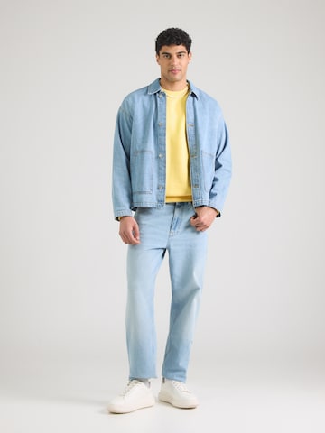 Felpa di naketano in giallo