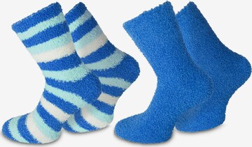 normani Socks in Blue: front