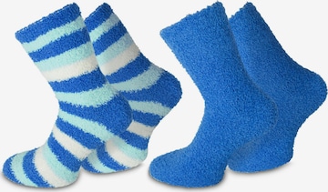 normani Socks in Blue: front