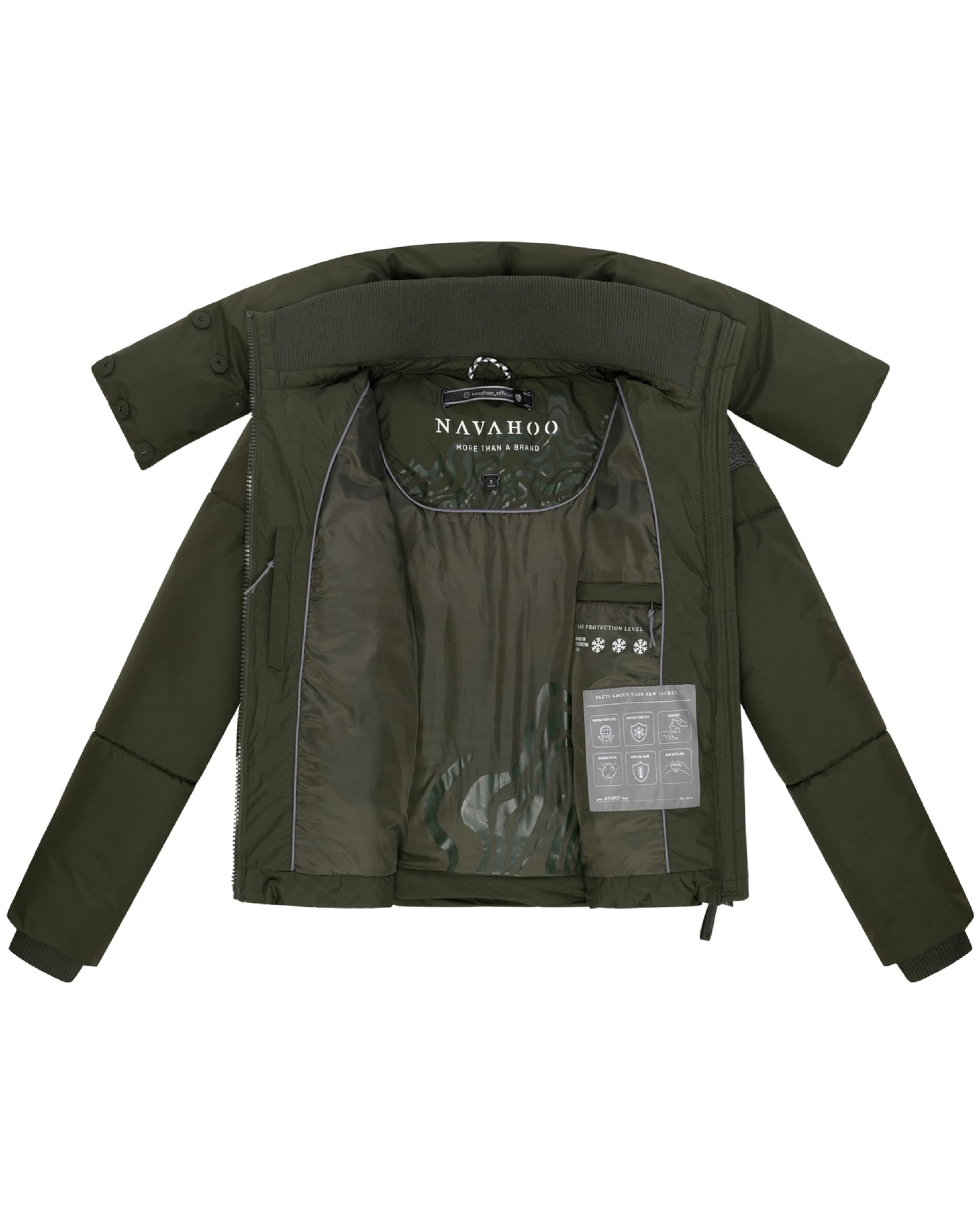 NAVAHOO - Chaqueta de invierno 'Traumelfe 14' en verde