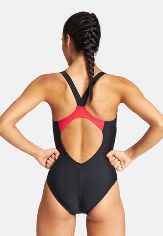 ARENA Bustier Badpak 'THREEFOLD R' in Zwart