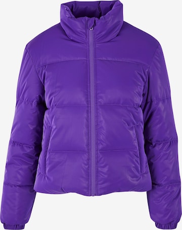 Urban Classics Between-Season Jacket in Purple: front