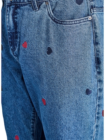 Zizzi Regular Jeans 'Gemma' in Blue