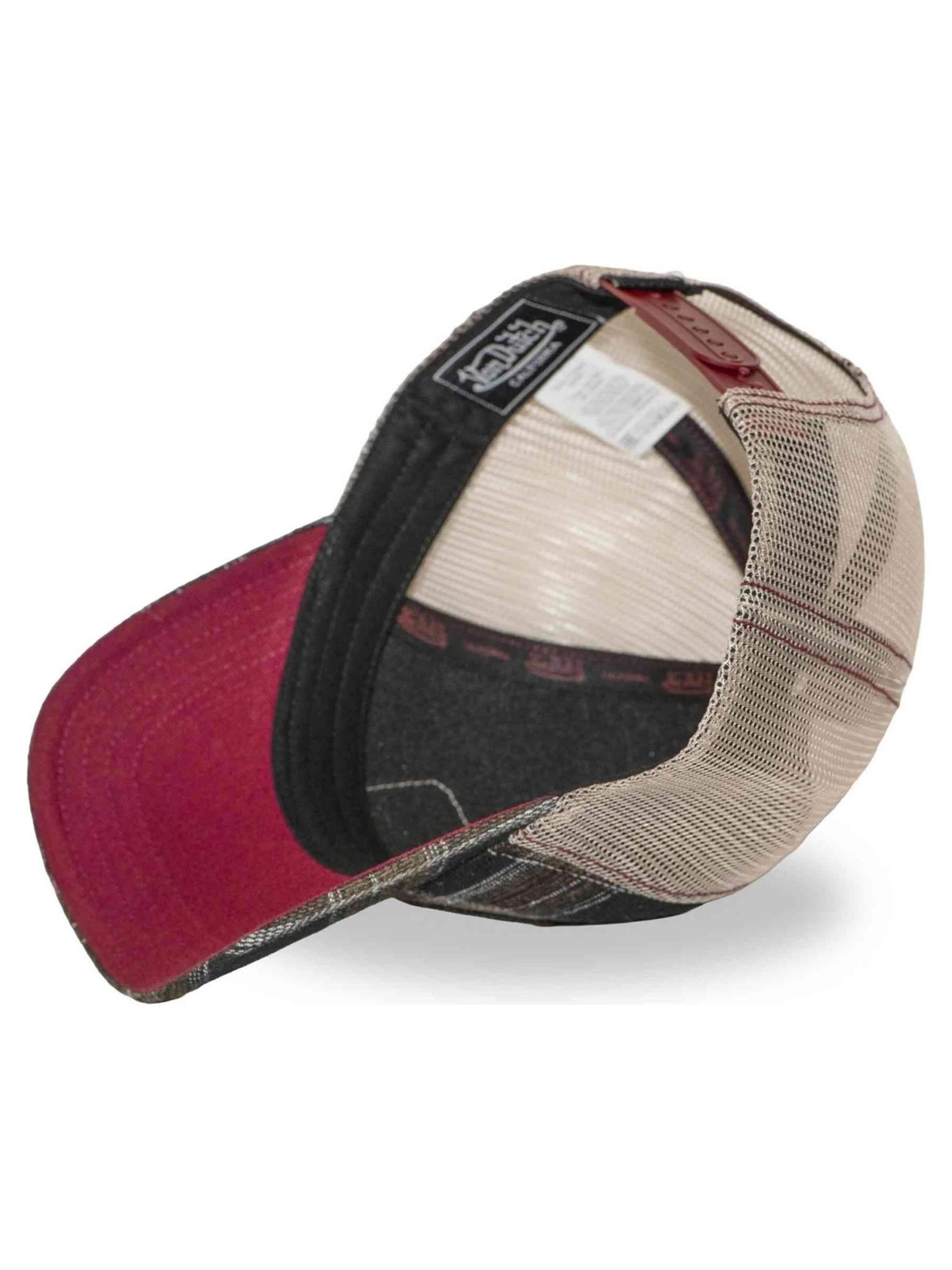 Von Dutch - Gorra 'Gorra von dutch negra cuadros car 10 trucker cap 6' en negro