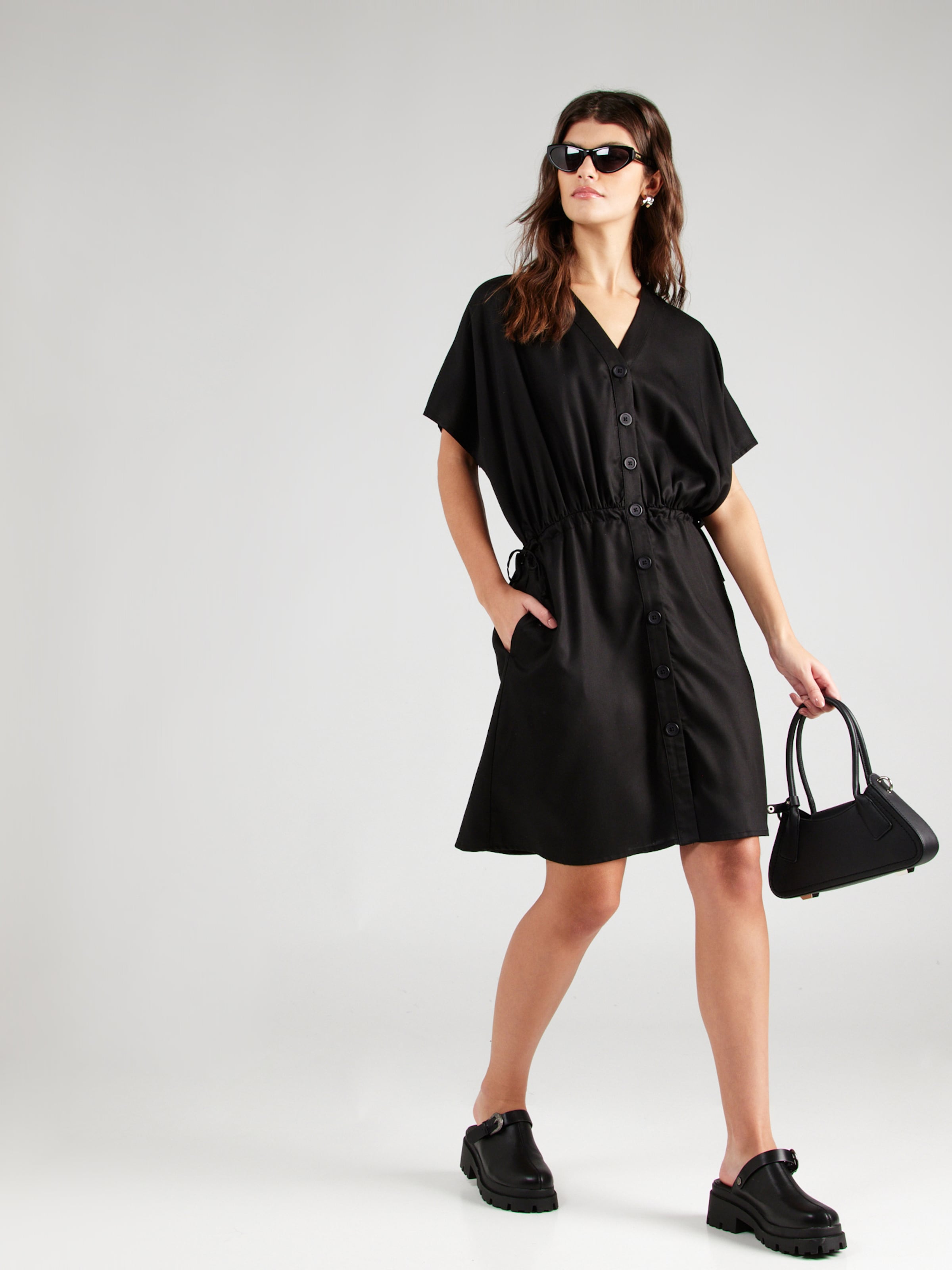 MAKIA Shirt Dress Ley in Black ABOUT YOU