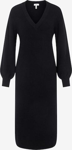 OBJECT Knitted dress 'Malena' in Black: front