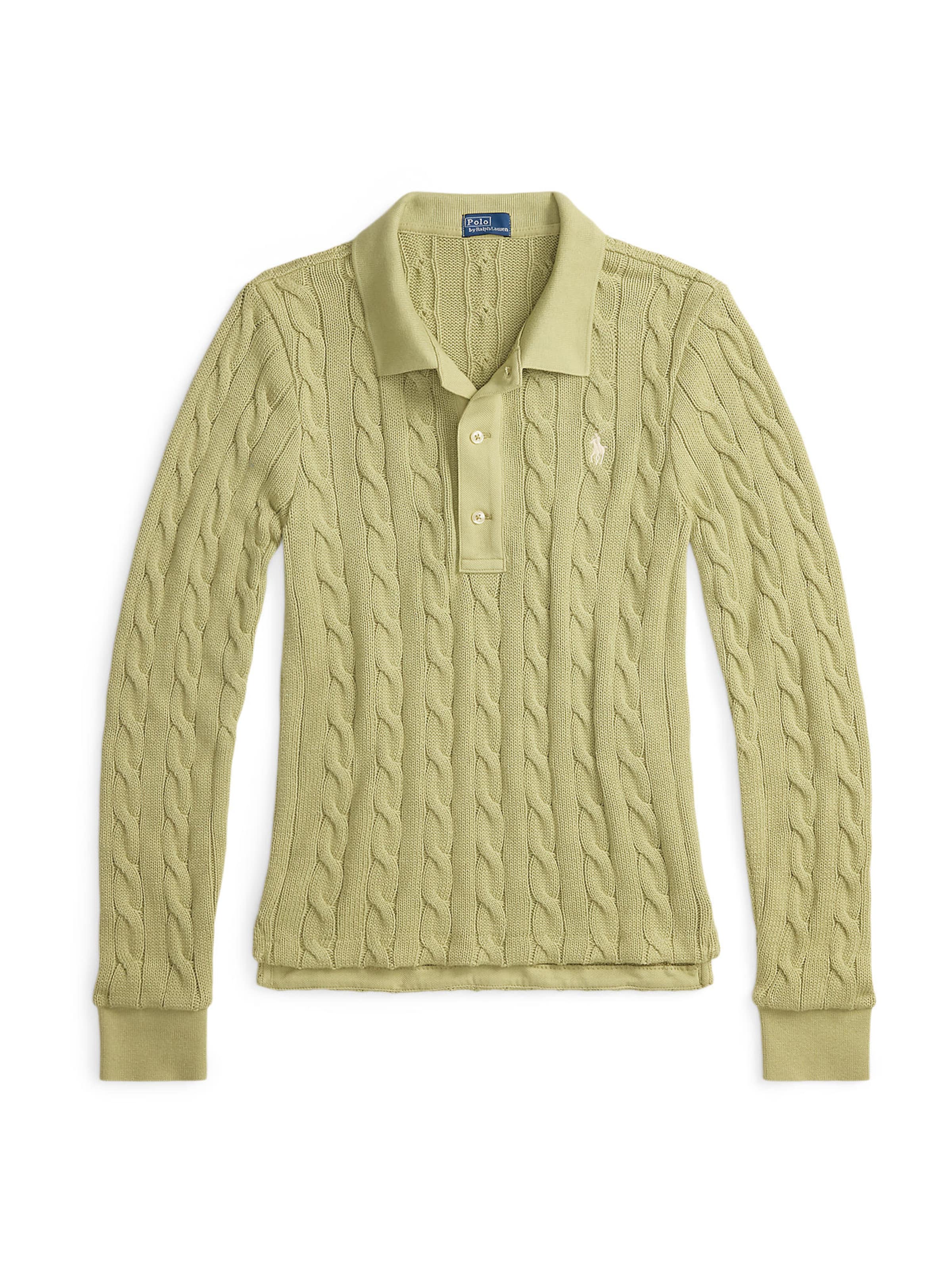 Polo Ralph Lauren Pulover | zelena barva: sprednja stran