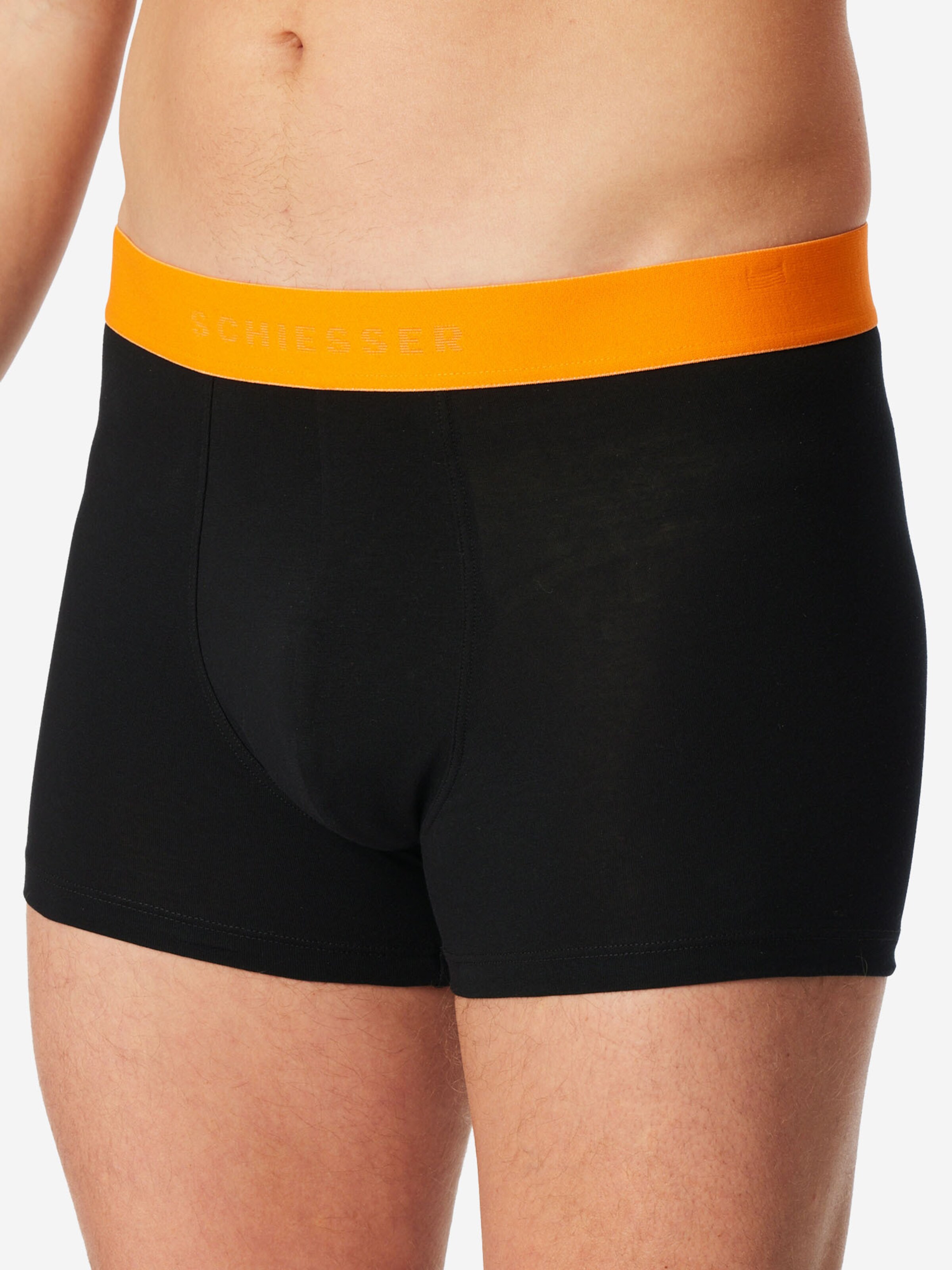 SCHIESSER Boxershorts '95/5 Organic Cotton'‌‌ in Schwarz: Vorderseite
