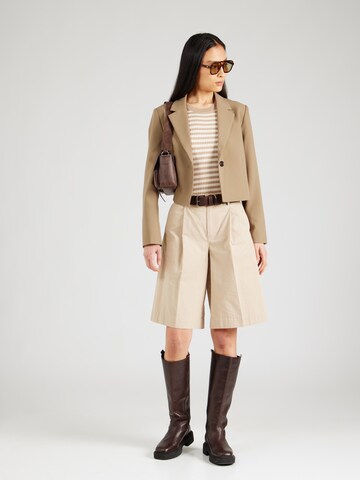 JDY Broderad topp 'JDYAYA' i beige