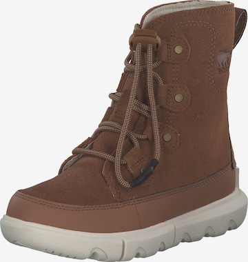 SOREL Stiefel 'Explorer Lace' in Braun: Vorderseite