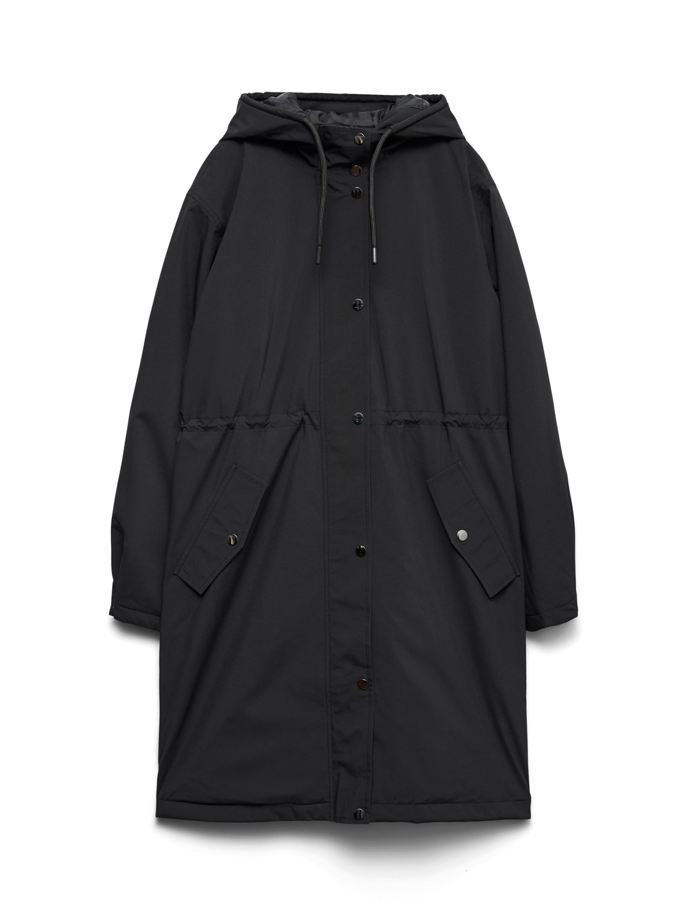 VERO MODA Overgangsfrakke i sort: forside