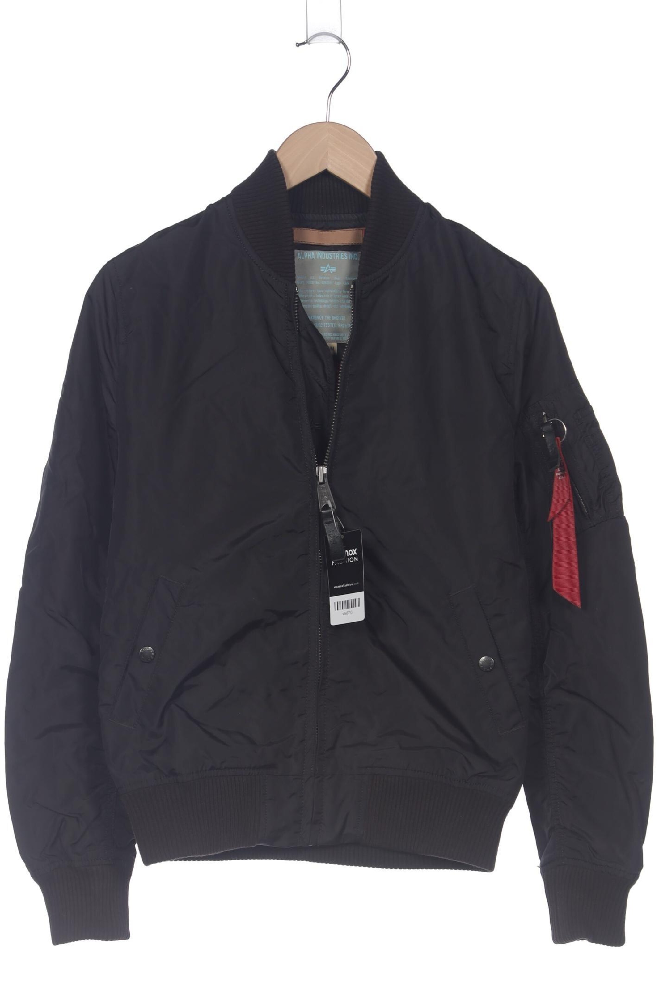 ALPHA INDUSTRIES Jacket & Coat in M in Black: front