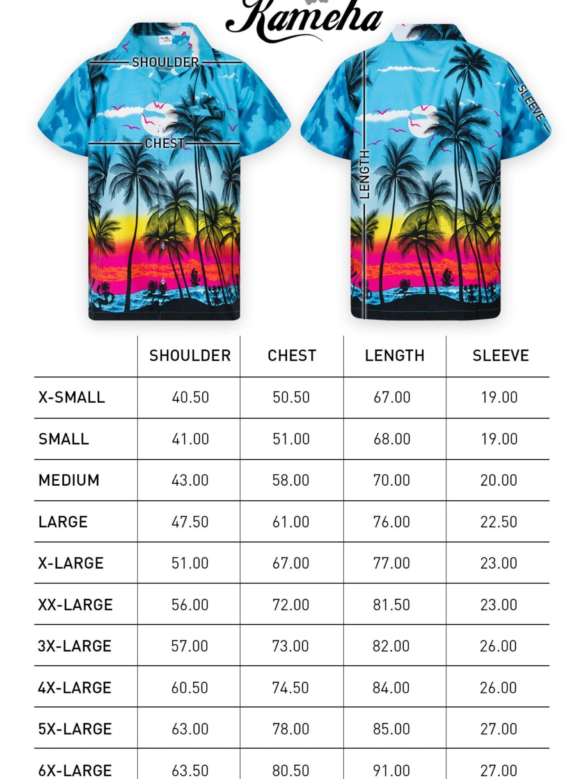 King Kameha Shirt 'Beach' in Blue