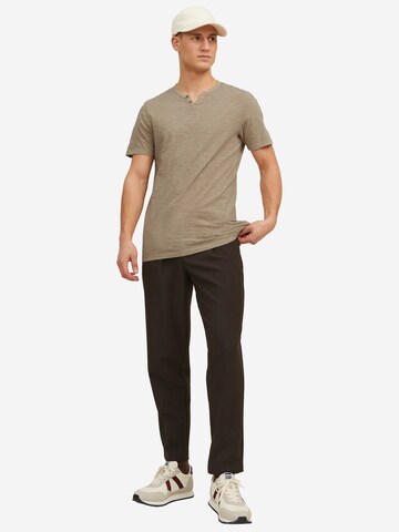 JACK & JONES Shirt 'Split' in Beige