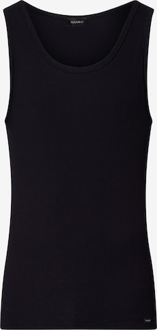 Hanro Onderhemd 'Cotton Essentials' in Zwart: voorkant