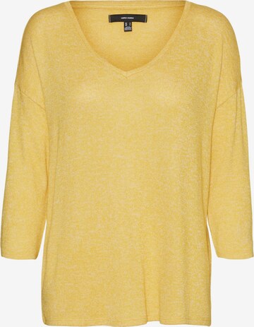 VERO MODA Sweater 'Brianna' in Yellow: front