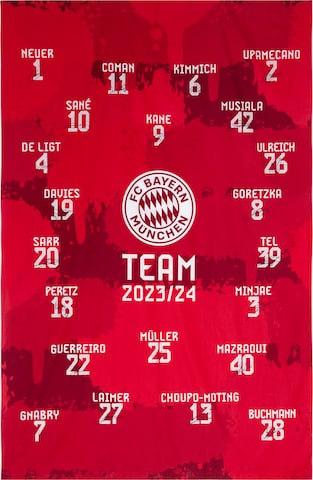 FC BAYERN MÜNCHEN Bettwäsche Signature 2023-24 'FC Bayern München' in Rot