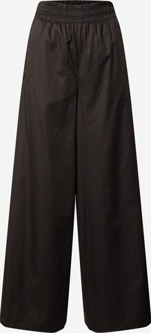 Wide leg Pantaloni 'WINDY' di DRYKORN in nero: frontale