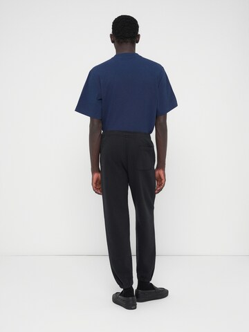 Effilé Pantalon 'ESSENTIAL' Abercrombie & Fitch en noir