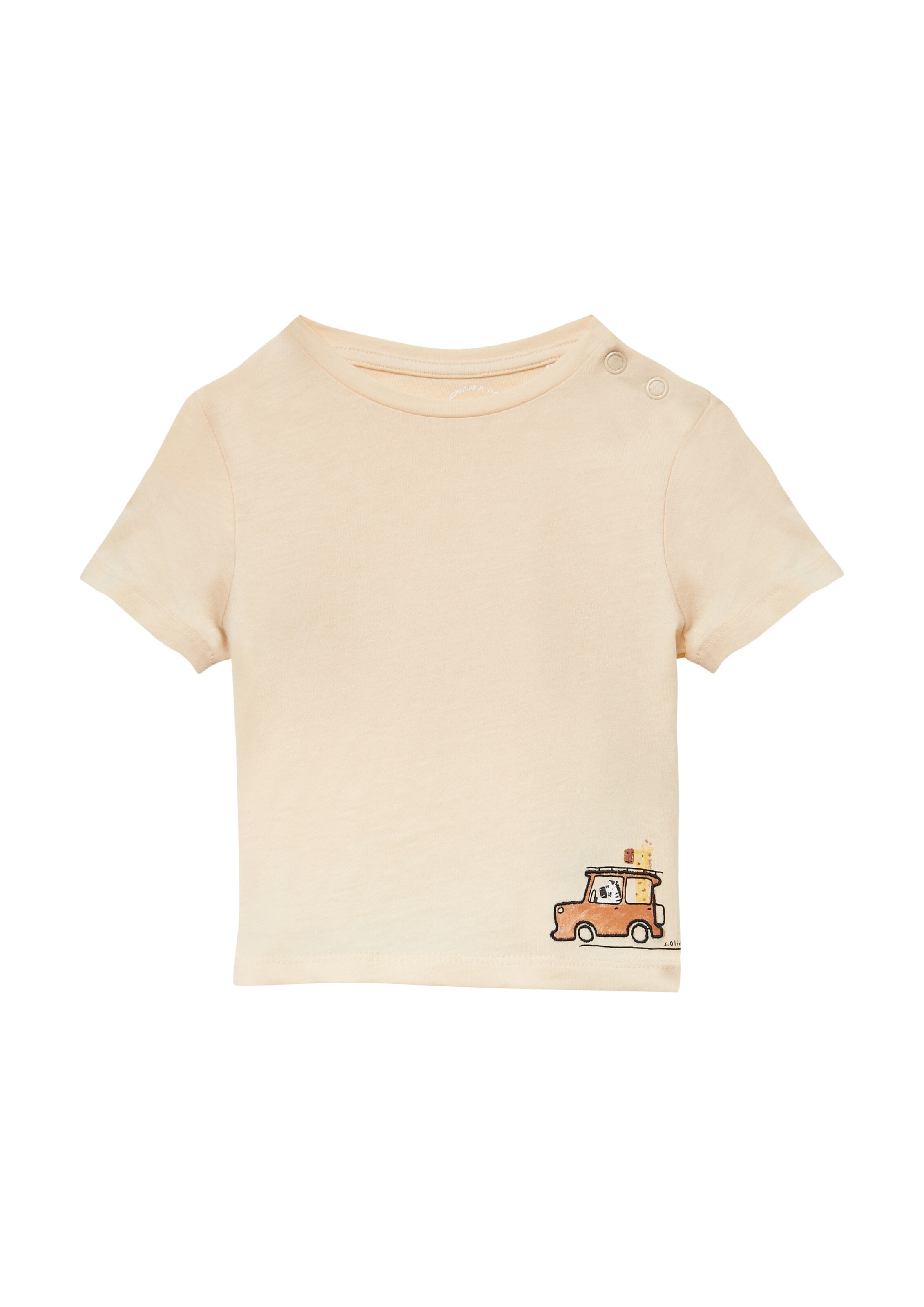 s.Oliver Shirt in Beige: voorkant