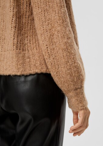 s.Oliver BLACK LABEL Knit Cardigan in Brown