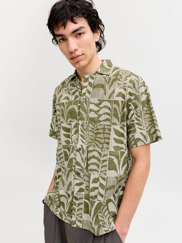 JACK & JONES Comfort fit Overhemd in Groen