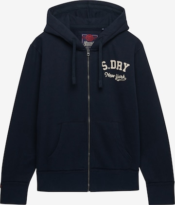 Superdry & Co Sweatjacke in Blau: Vorderseite