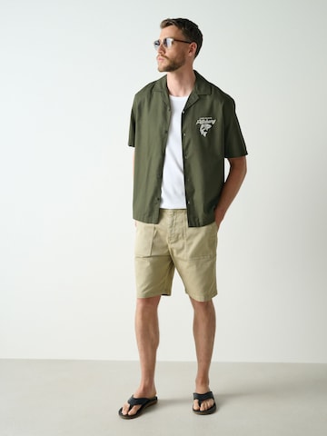 Next Comfort fit Overhemd in Groen