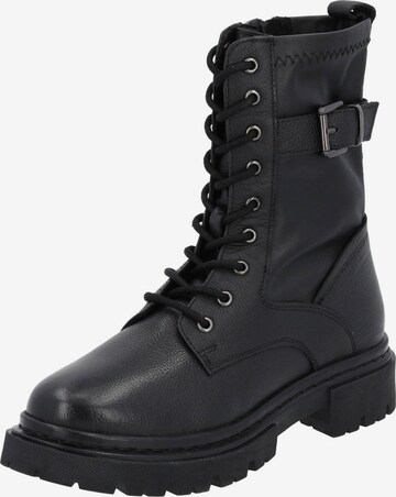Palado Lace-Up Ankle Boots 'Olepas' in Black: front