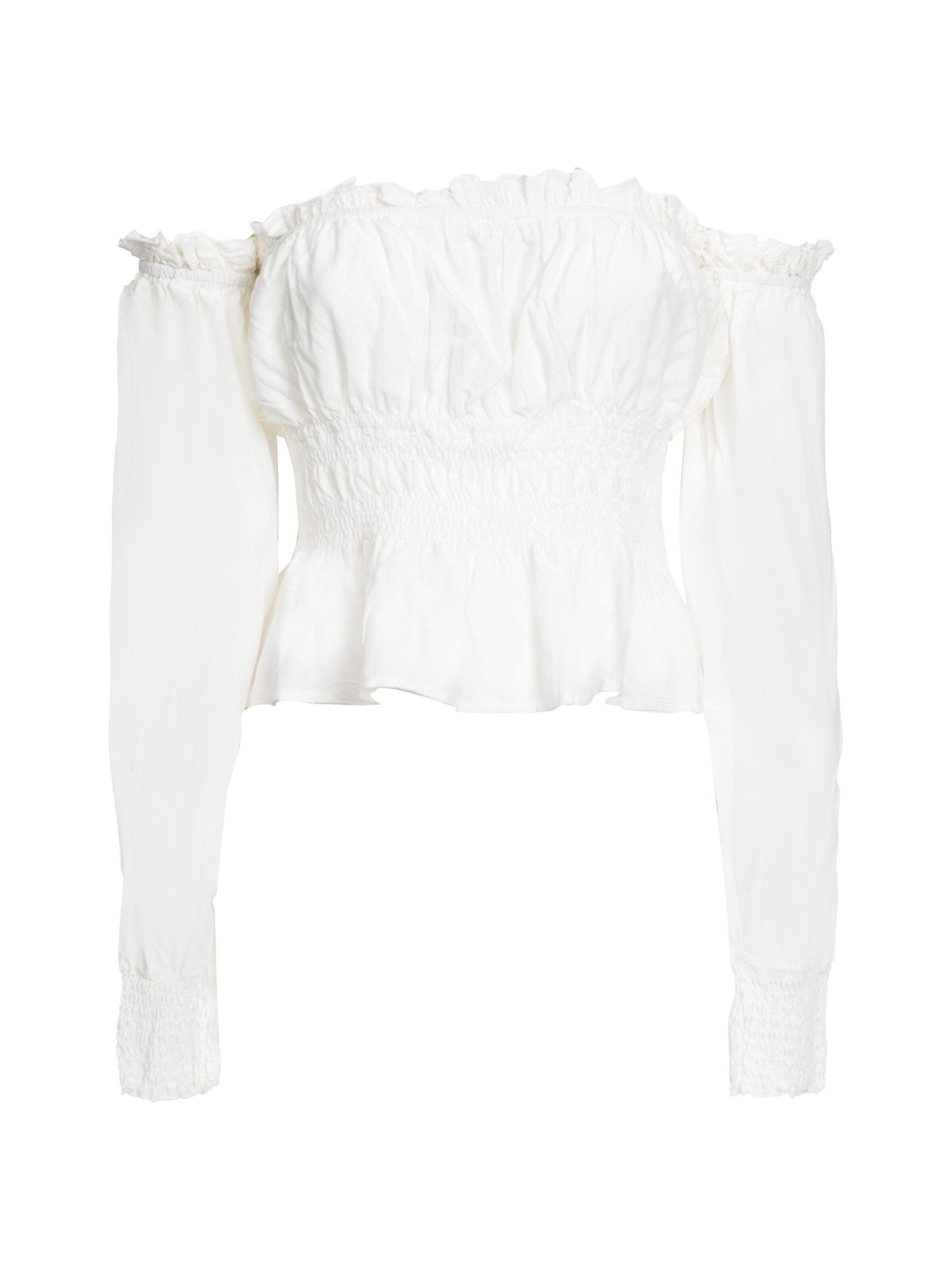 Influencer Blouse in White: front