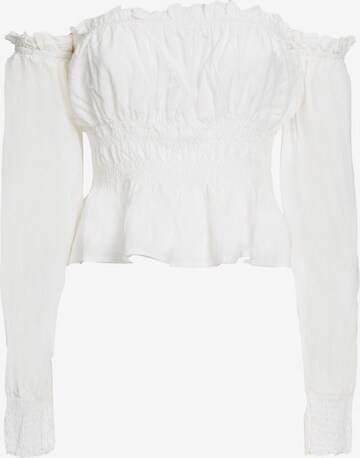 Influencer Blouse in White: front