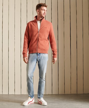 Superdry Zip-Up Hoodie in Orange