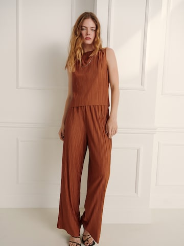 Wide Leg Pantalon 'Milly' Guido Maria Kretschmer Women en marron