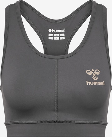 Hummel Bustier Sport bh 'SPRINT' in Grijs: voorkant