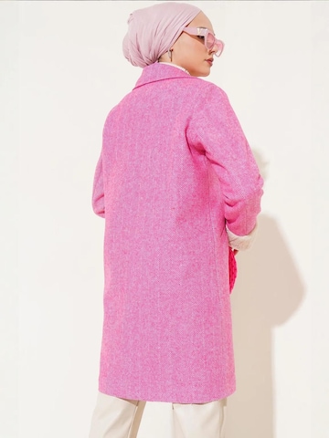 Bigdart - Sobretudo meia-estação em rosa