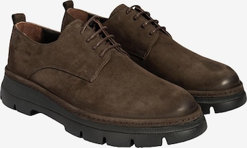 Desa Lace-up shoe 'Lässige Spitze' in Brown: front