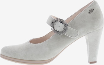 XAVER LUIS Schuhmanufaktur Pumps 'Sarah' in Green: front