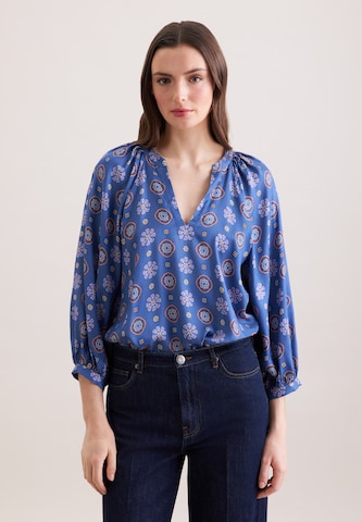 SEIDENSTICKER Blouse in Blue: front