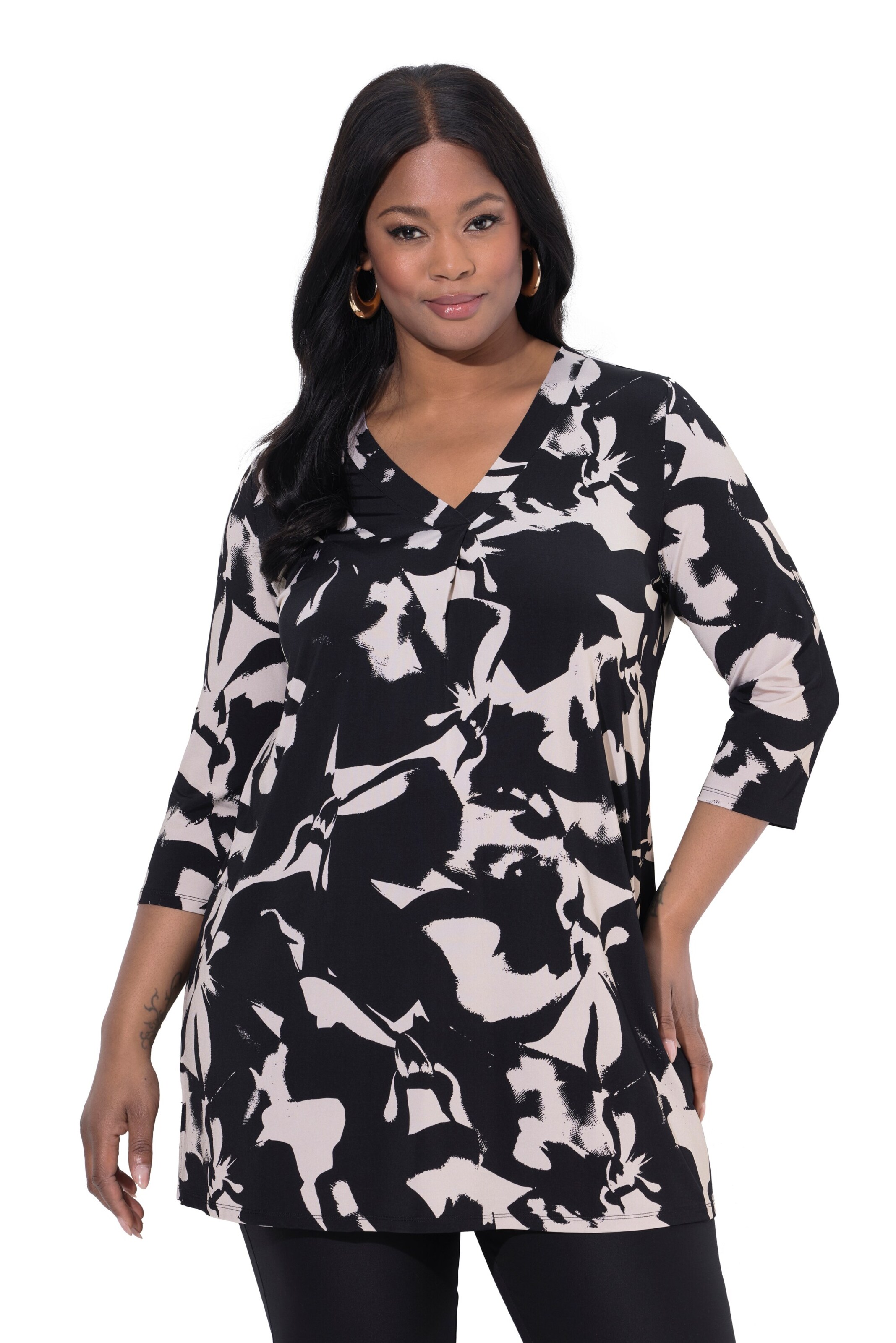 Ulla Popken Shirt in Mixed colours: front